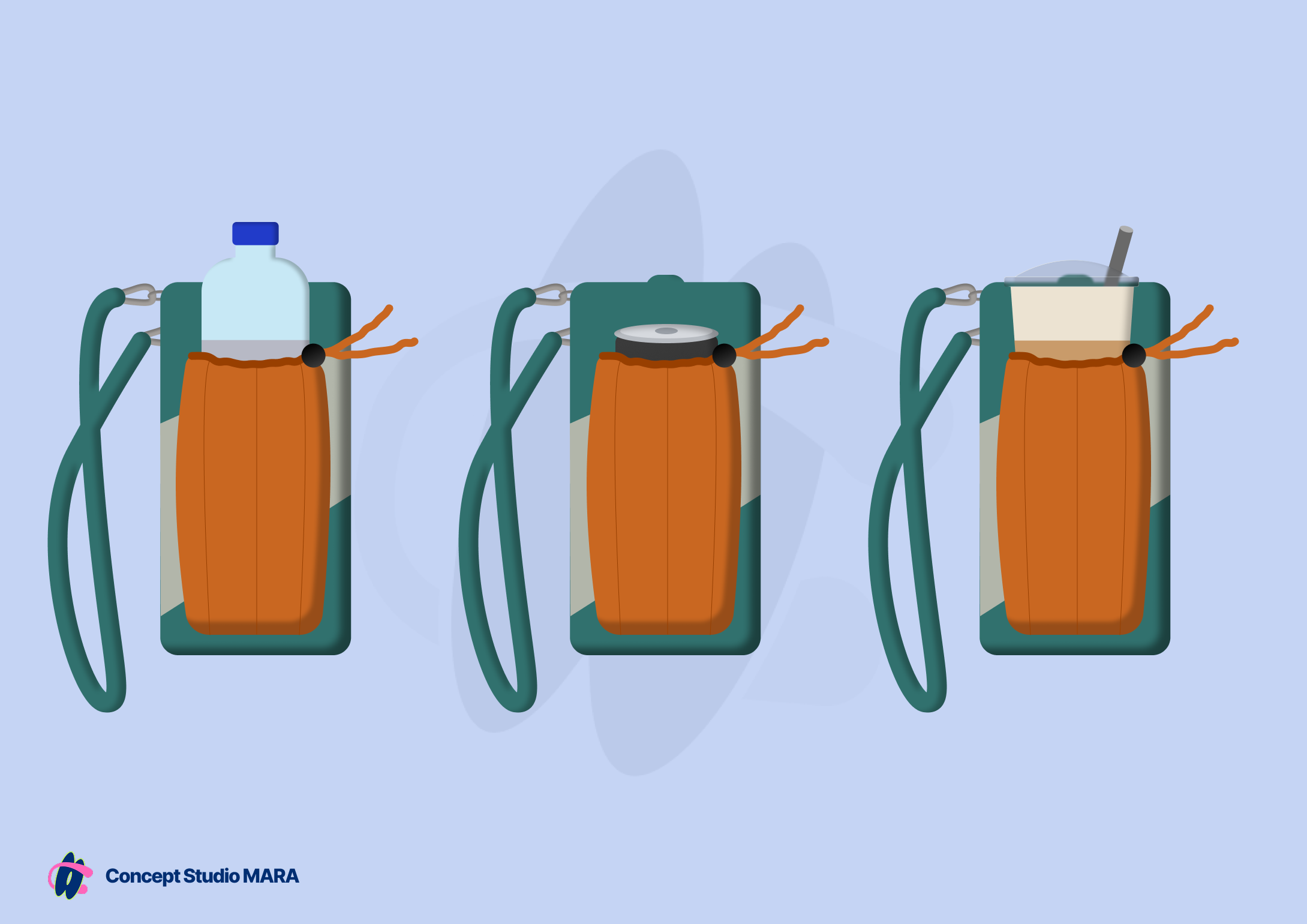 ReCollect concept bag with drink holder
